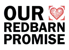 Our Redbarn Promise with a heart