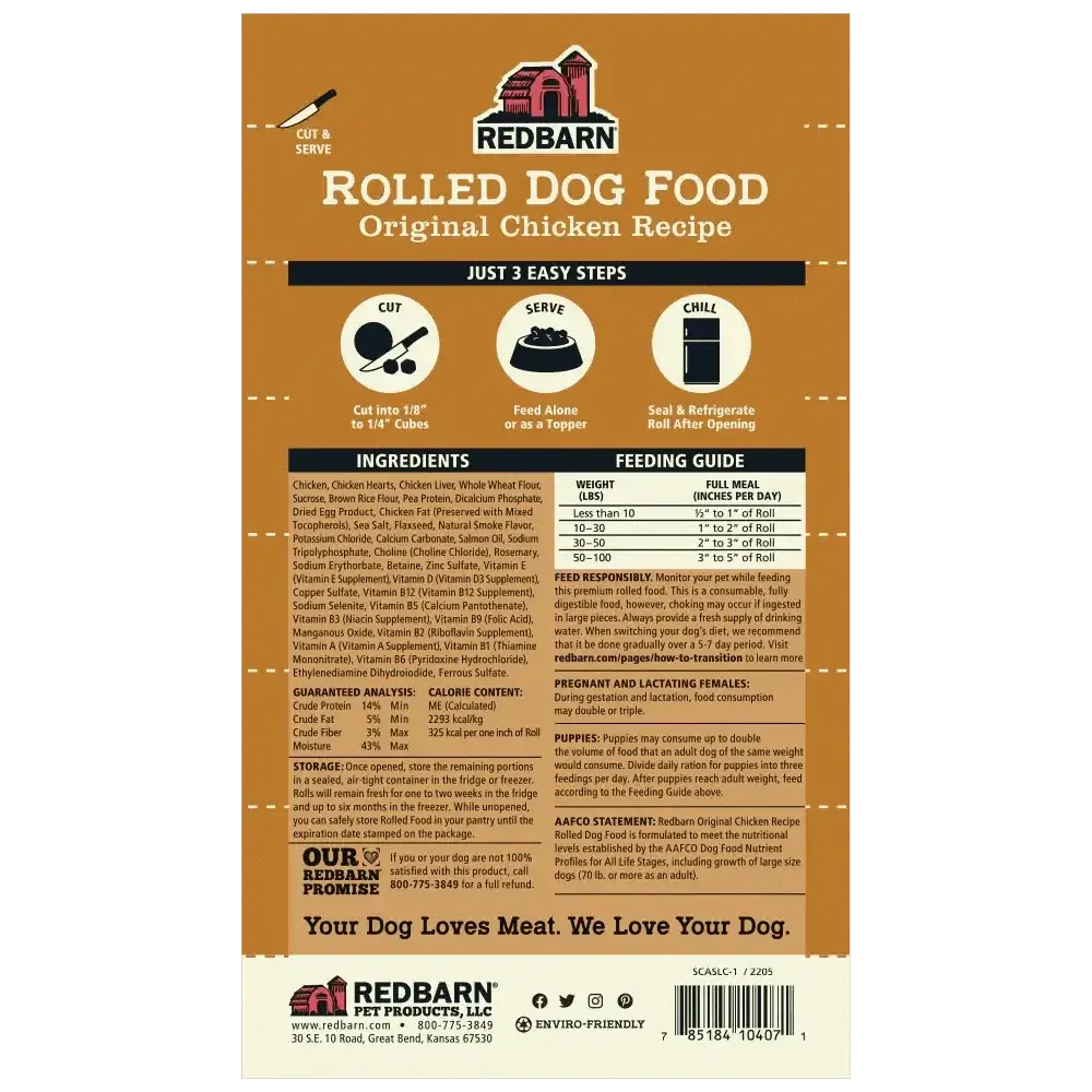 Rolled Food Variety Pack - (Lamb, Beef, and Chicken) - 4lb Each