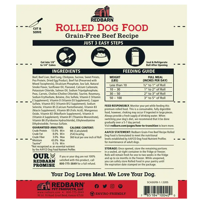 Grain-Free Rolled Food Variety Pack - (Beef and Chicken) - 3lb Each